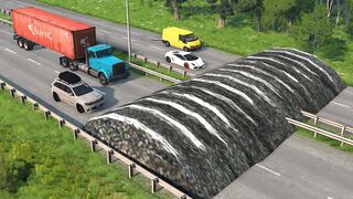 Cars vs Monster Speed Bumps - BeamNG Drive - ???? ULTIMATE Edition Compilation