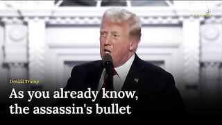 ENGLISH SPEECH  TRUMP First Speech Since Assassination Attempt (English Subtitles)