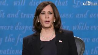 I'm speaking Kamala Harris reins in Mike Pence during VP debate