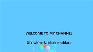 ##5 min craft. DIY Necklace. Beaded necklace tutorial. DIY gift.