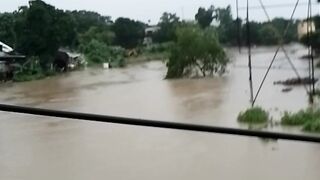 Flood situation in north east India