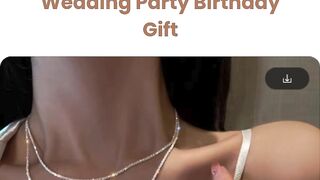 Popular Sparkling Necklace For Women Clavicle Chain Choker Fashion Jewelry Wedding Party Birthday Gift