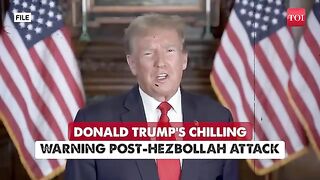 Hezbollah Attacks Israel Trump's Bombshell World War III Warning; 'Sleepy Joe, Comrade Kamala'