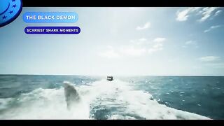 Scariest Shark Moments in The Black Demon (2023)  Paramount Movies