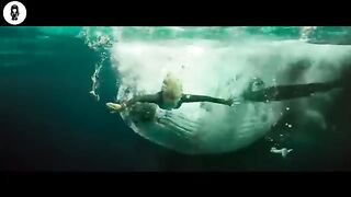 This Girl Was Stranded From A Shark Attack, But Just Realized She Was In The Body Of A Giant Whale