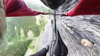RISKIEST Mountain Bike Ride of My Life 1000ft Drop 2