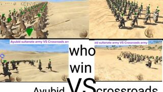 Ayubid sultanate army VS Crossroads army war who win