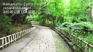 Shizuoka JAPAN Walk Hamamatsu Castle Park Japanese Garden