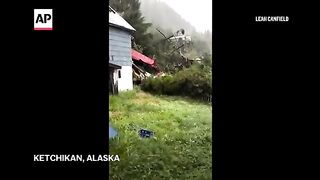Witness reacts to fatal landslide in Ketchikan, Alaska