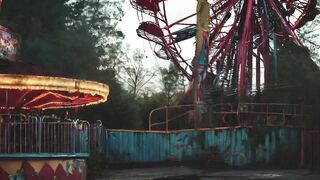 Giant wheel in a park