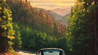 A car on road