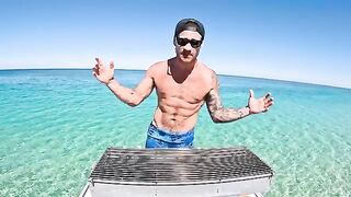 Catching Giant Lobsters For Food On Remote Island