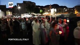 Vigil held for victims of sunken yacht off Sicily