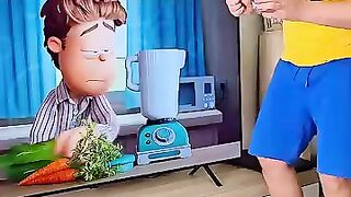 Funny Cartoon Scene