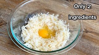 Quick Breakfast or Snack Recipe _Easy Hash Browns Recipe_ Potato Hash Browns Potato Pancakes