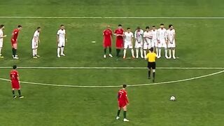 Football,  interesting goal