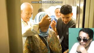 فرحه الحاجه سعديه  على مفاجاة البيت الجديد????الكل فرحان ليها????