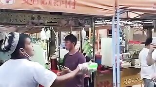 milk tea accident funny