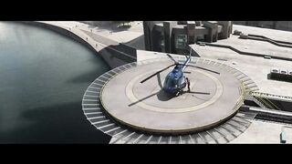 Captain America Stops Helicopter - Captain America- Civil War (2016) Movie Clip HD