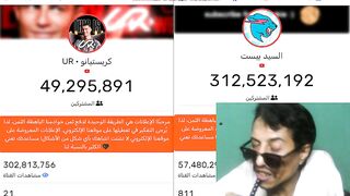 Subscription counter between Mr Beast and Cristiano Ronaldo