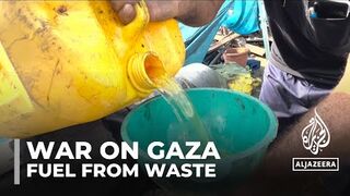 Gazas artisanal fuel Palestinians transform plastic rubbish into energy