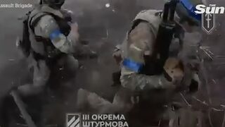 Incredible footage shows Ukrainian troops unleash hell on Putin's soldiers in new offensive