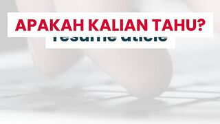 Resume artikel menggunakan Google A.I.