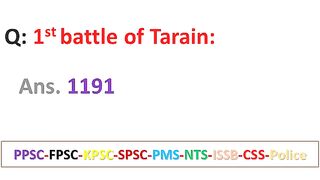 Important Battles in History