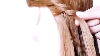 Easy hair style for collage girls
