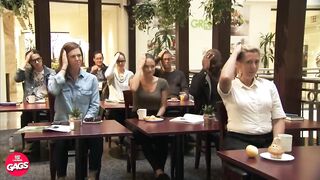 Strangers Copied Him In Public This is incredible! #prank video