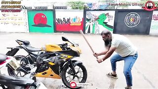 ভাঙ্গাচুরা গরম ধামাকা! ২ লাখ ৮৫ হাজার টাকায় GSXR !