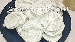 Creamy Cucumber Salad How to make Cucumber Salad ????????????