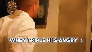 When wrestlers is Angry