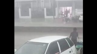 Heavy Rain with Thunder Storm