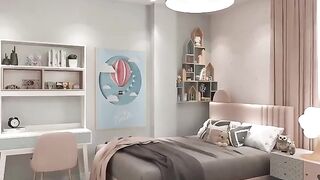 Design of simple kids bedroom
