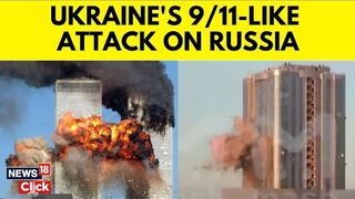 Russia Ukraine News  Russian Skyscraper Hit By Ukrainian Drone In 911Like Attack