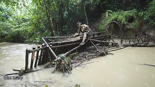 Flood Sweeps Away Cabin, Critical Hunger and Cold - Leaving Landslide Area..., Part 6