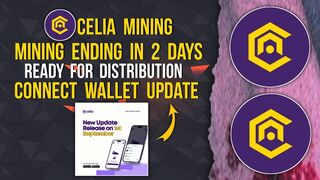 CELIA | Mining Ending | Distribution Starting | Connect Wallet Update #celia #distribution
