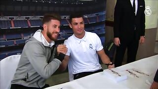 Cristiano Ronaldo and Sergio Ramos Reunite with Real Madrid Fans in Las Palmas