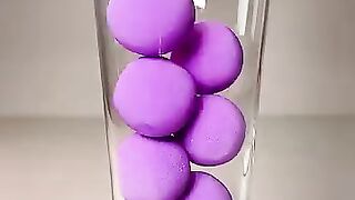 Very Satisfying and Relaxing Kinetic Sand ASMR, drop and squish 3