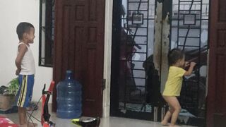 Mom and son