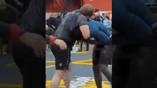 Crazy blue belt scramble in absolute division