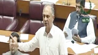 PTI - Umar Ayub's Expression in the National Assembly