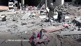 Palestinians returning to Khan Younis after Israel's withdrawal find destruction