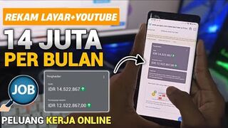 Gajian 14 Juta Per Bulan Dari Rekam Layar Ke Youtube - Cara Dapat Uang Dari Internet !