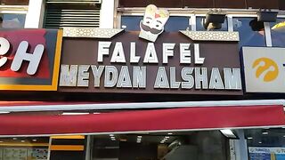 best Arabic falafel in Istanbul  Syrian falafel  Turkish street food