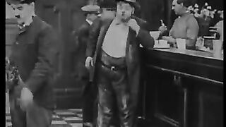 Charlie Chaplin in Bar with Drinks #Shorts - Fun Moments