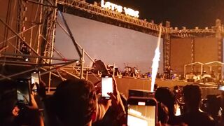 Setup of Let's vibe concert