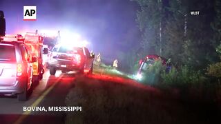 Mississippi bus crash kills 7 people and injures 37.