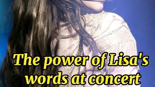 when she said _everyone silence_ everyone was silent _ #lisa #blackpink